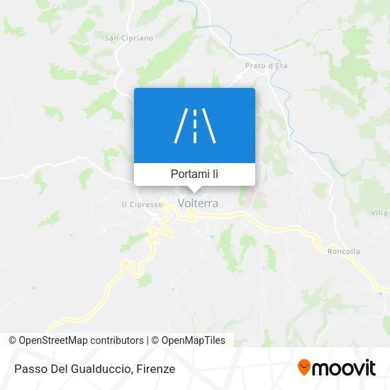 Mappa Passo Del Gualduccio