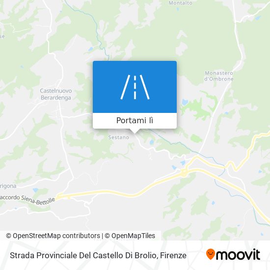 Mappa Strada Provinciale Del Castello Di Brolio