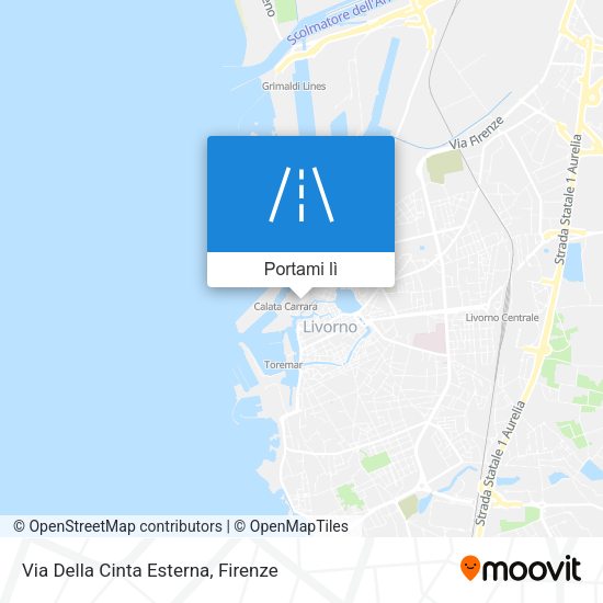 Mappa Via Della Cinta Esterna