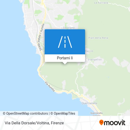 Mappa Via Della Dorsale/Voltina