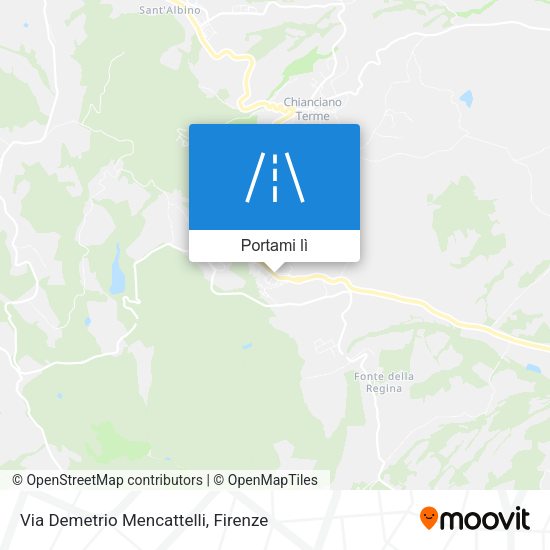 Mappa Via Demetrio Mencattelli