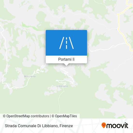 Mappa Strada Comunale Di Libbiano
