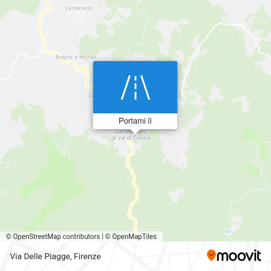 Mappa Via Delle Piagge