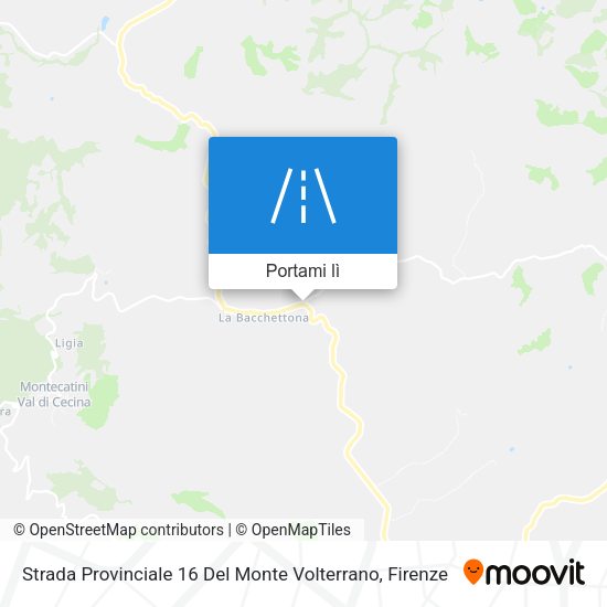 Mappa Strada Provinciale 16 Del Monte Volterrano