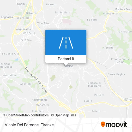 Mappa Vicolo Del Forcone