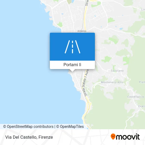 Mappa Via Del Castello