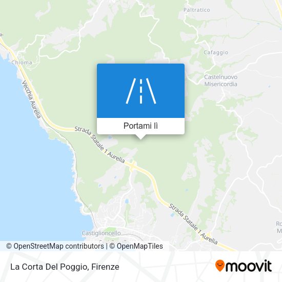 Mappa La Corta Del Poggio