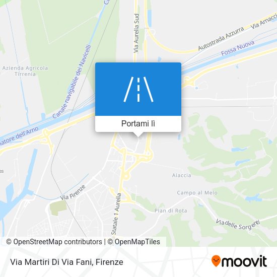 Mappa Via Martiri Di Via Fani