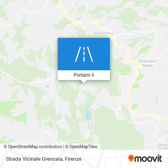 Mappa Strada Vicinale Grencaia