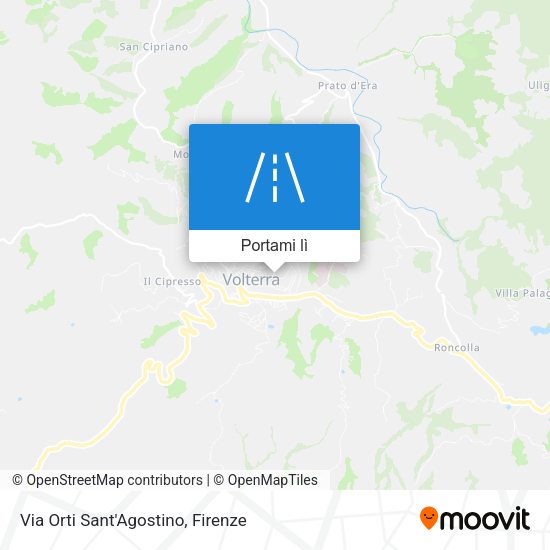 Mappa Via Orti Sant'Agostino