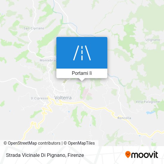 Mappa Strada Vicinale Di Pignano