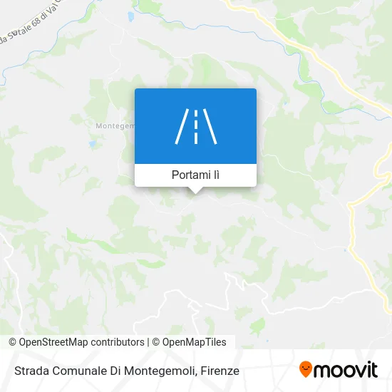 Mappa Strada Comunale Di Montegemoli