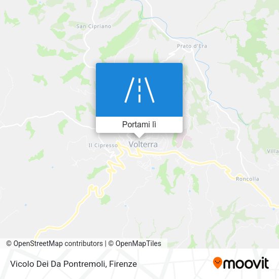 Mappa Vicolo Dei Da Pontremoli
