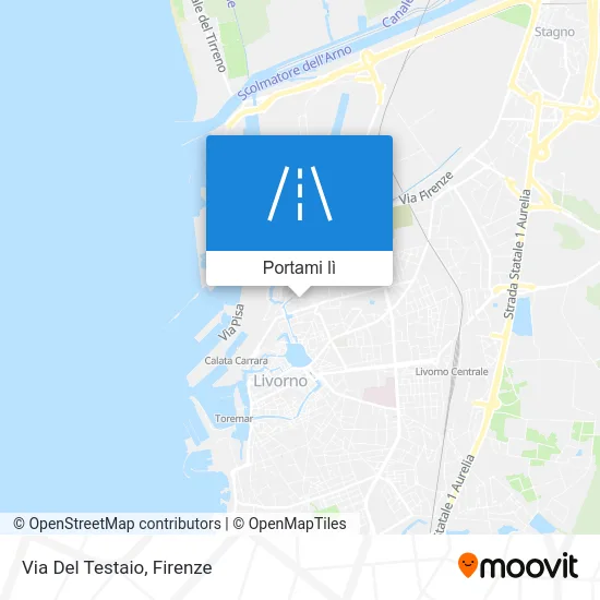 Mappa Via Del Testaio