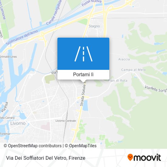 Mappa Via Dei Soffiatori Del Vetro