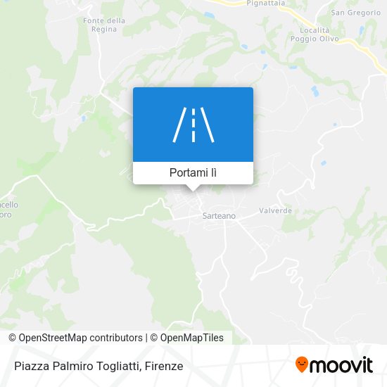 Mappa Piazza Palmiro Togliatti