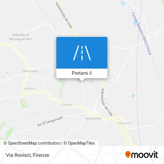 Mappa Via Rovisci