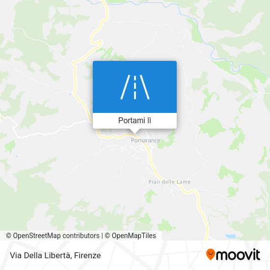 Mappa Via Della Libertà
