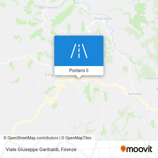 Mappa Viale Giuseppe Garibaldi