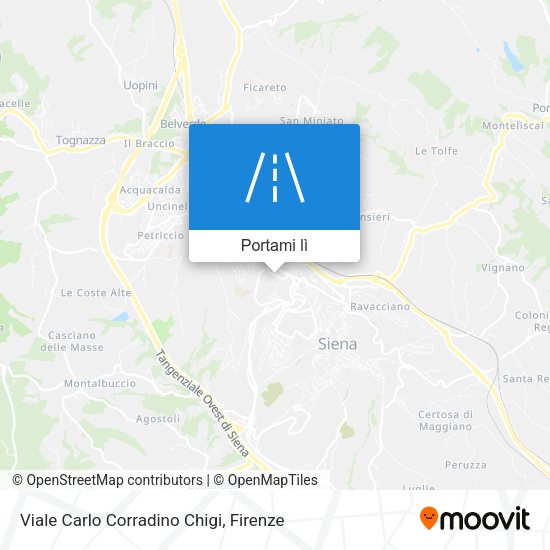 Mappa Viale Carlo Corradino Chigi