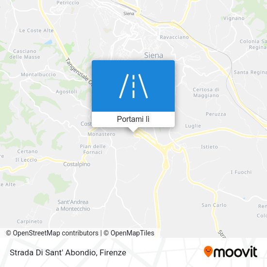 Mappa Strada Di Sant' Abondio