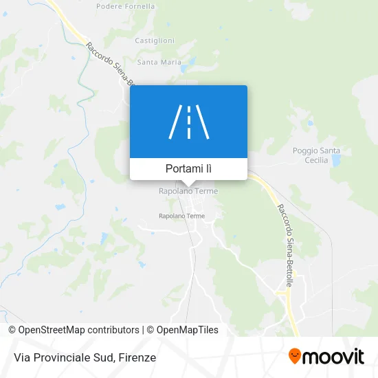 Mappa Via Provinciale Sud