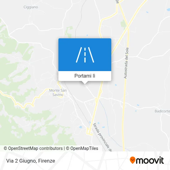 Mappa Via 2 Giugno