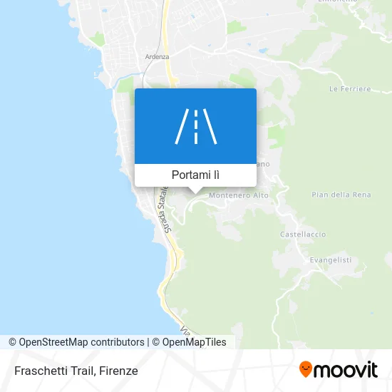 Mappa Fraschetti Trail