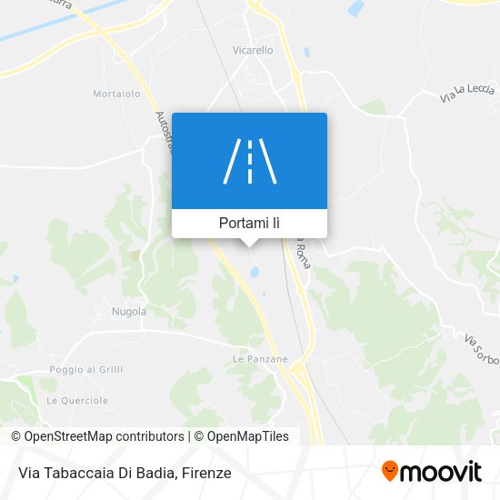 Mappa Via Tabaccaia Di Badia