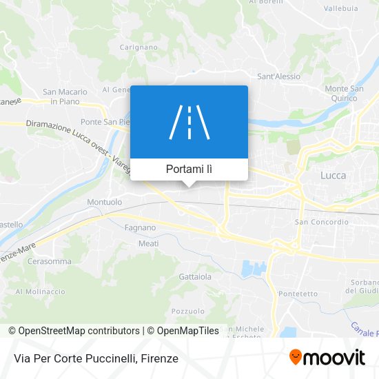 Mappa Via Per Corte Puccinelli
