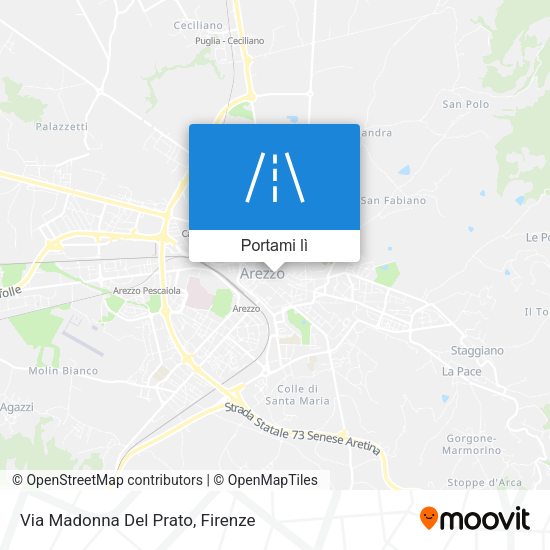 Mappa Via Madonna Del Prato