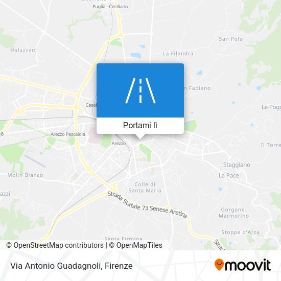 Mappa Via Antonio Guadagnoli