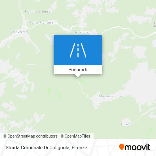 Mappa Strada Comunale Di Colignola
