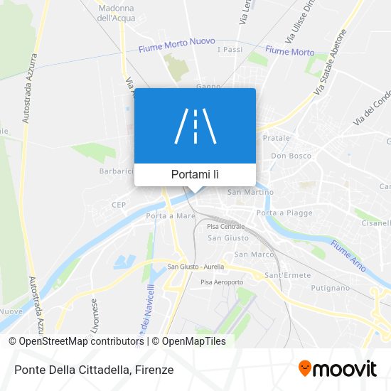 Mappa Ponte Della Cittadella