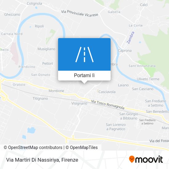 Mappa Via Martiri Di Nassiriya