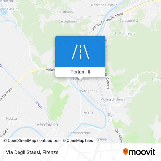 Mappa Via Degli Stassi