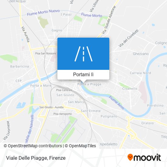 Mappa Viale Delle Piagge