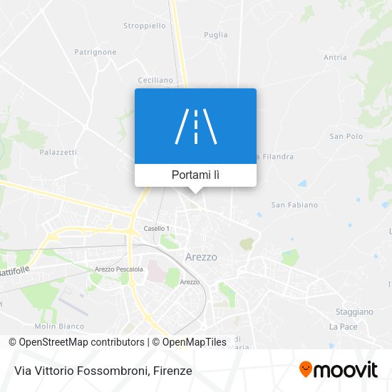 Mappa Via Vittorio Fossombroni