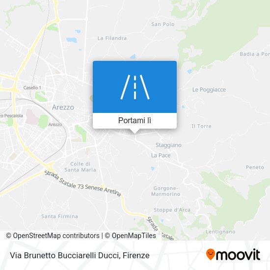 Mappa Via Brunetto Bucciarelli Ducci