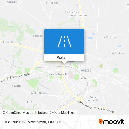 Mappa Via Rita Levi Montalcini