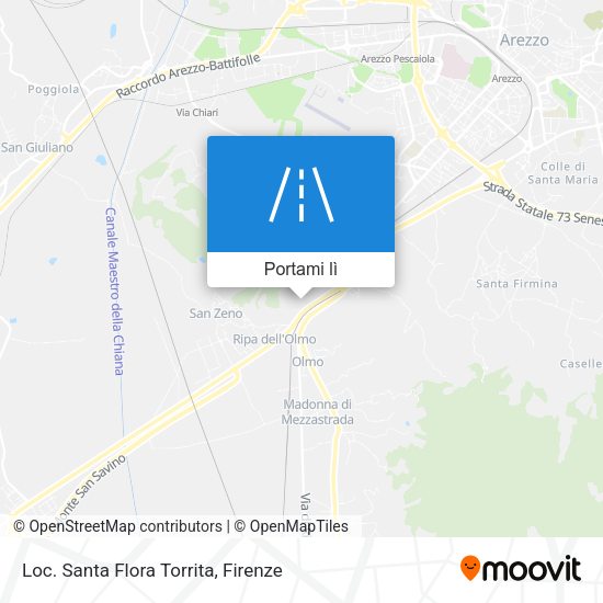 Mappa Loc. Santa Flora Torrita