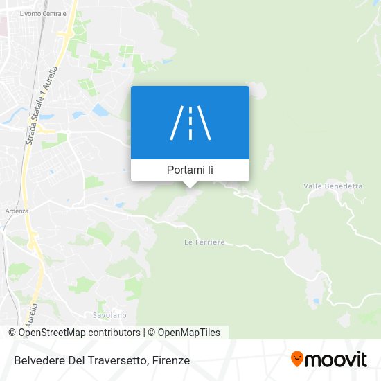 Mappa Belvedere Del Traversetto