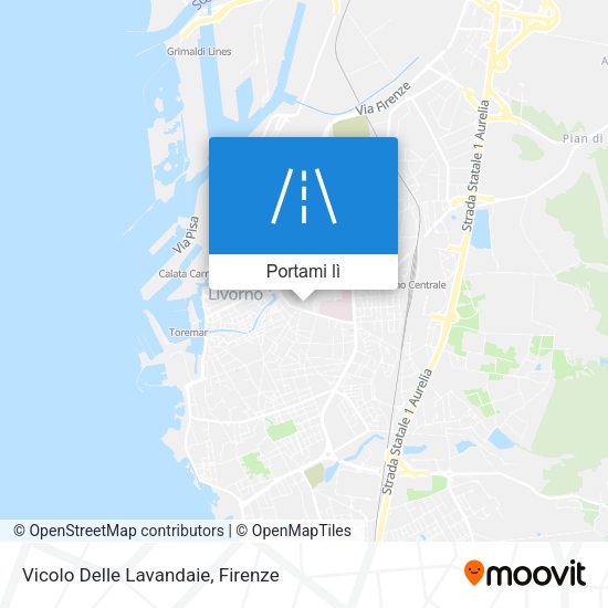 Mappa Vicolo Delle Lavandaie