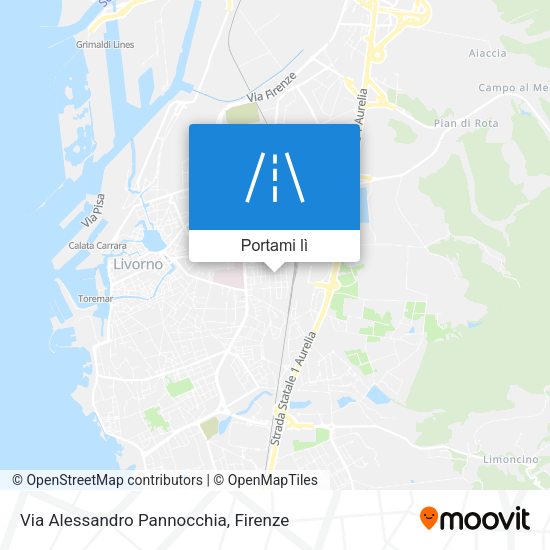 Mappa Via Alessandro Pannocchia