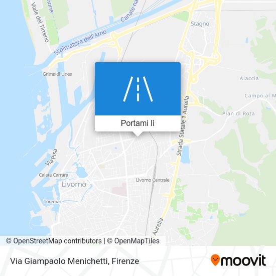 Mappa Via Giampaolo Menichetti