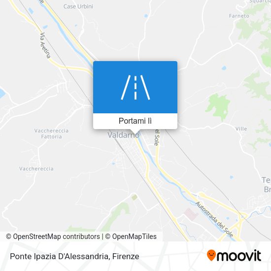 Mappa Ponte Ipazia D'Alessandria