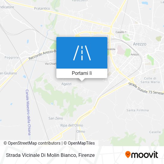 Mappa Strada Vicinale Di Molin Bianco