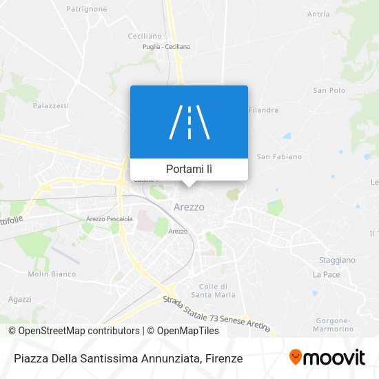 Mappa Piazza Della Santissima Annunziata