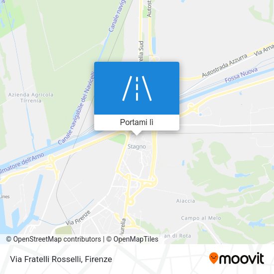 Mappa Via Fratelli Rosselli