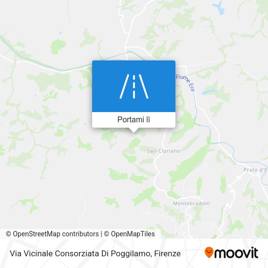 Mappa Via Vicinale Consorziata Di Poggilamo